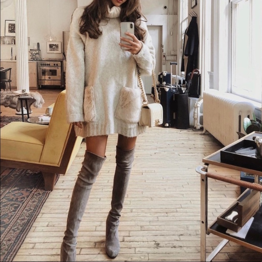 Stuart Weitzman Lowland Over the Knee Boots 9
